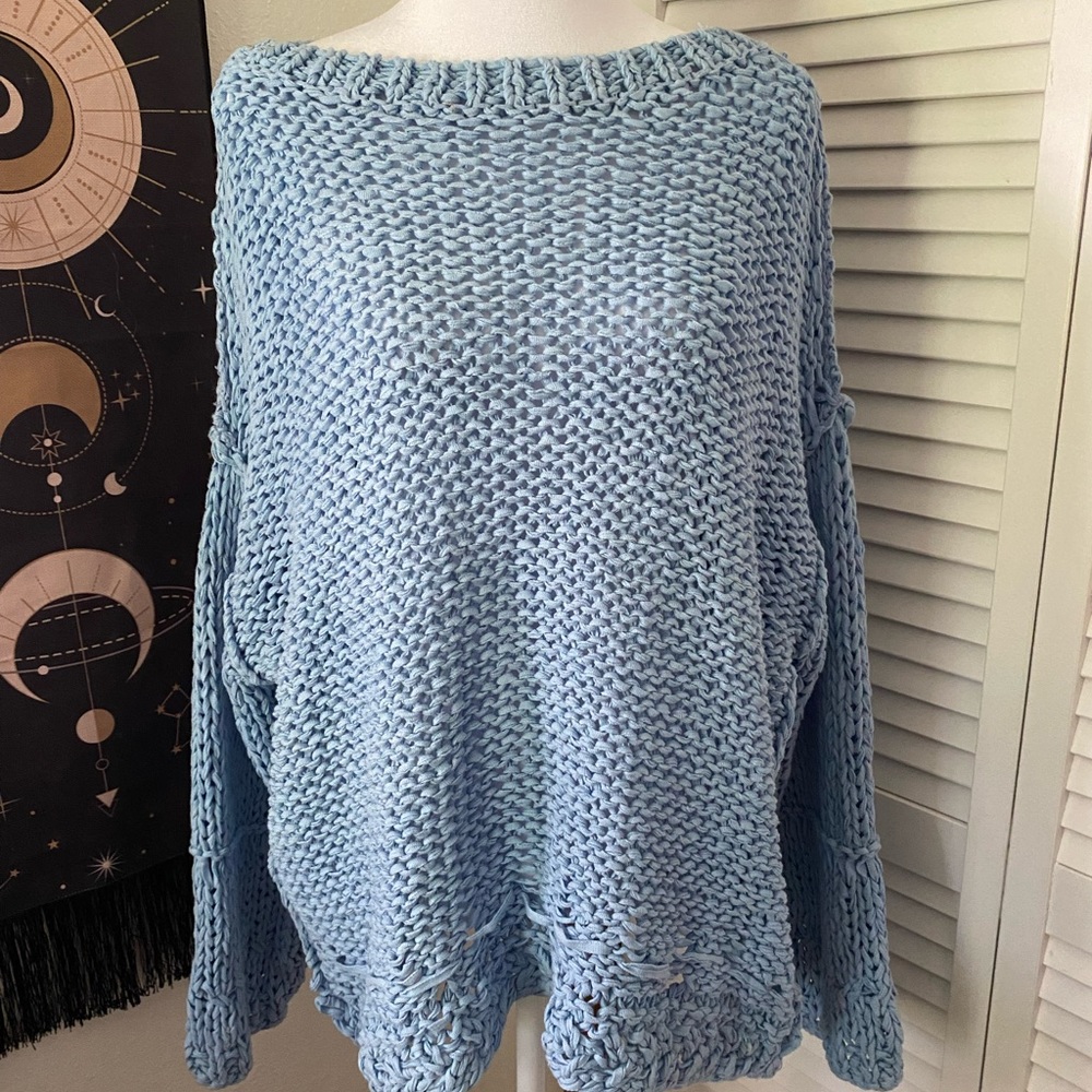 Free people sweater -size S - with tags new 100% cotton